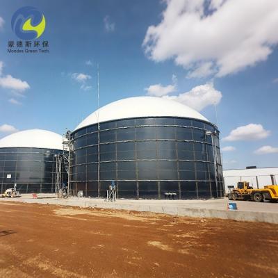 Customizable Bolted Steel Tanks RAL5013 Cobalt Blue Color For Chemical Industry