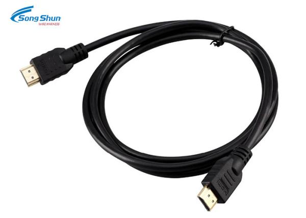 Black High Speed HDMI Cable , PVC Jacket  20m 1080p 2160p 4k HDMI 2.0 Cable