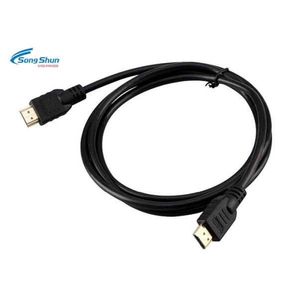 Black High Speed HDMI Cable , PVC Jacket 20m 1080p 2160p 4k HDMI 2.0 Cable