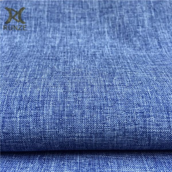 150D Melange Fabric Two-Tone Cationic Polyester 120GSM Fine Plain Cloth for Sofa Pillow Case