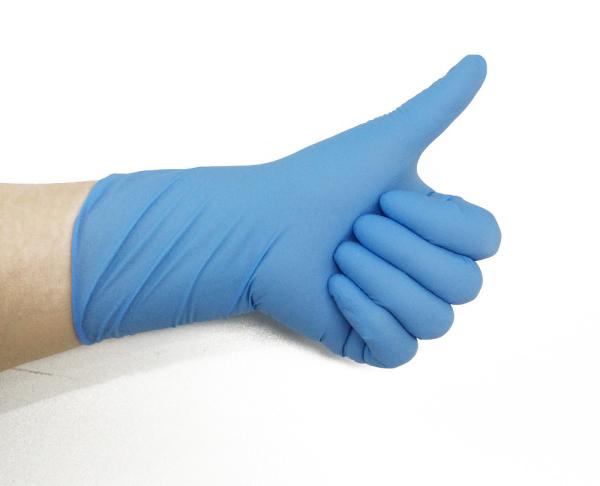 Disposable Medical Soft Nitrile Powder Free Gloves Smooth Finish AQL 1.5