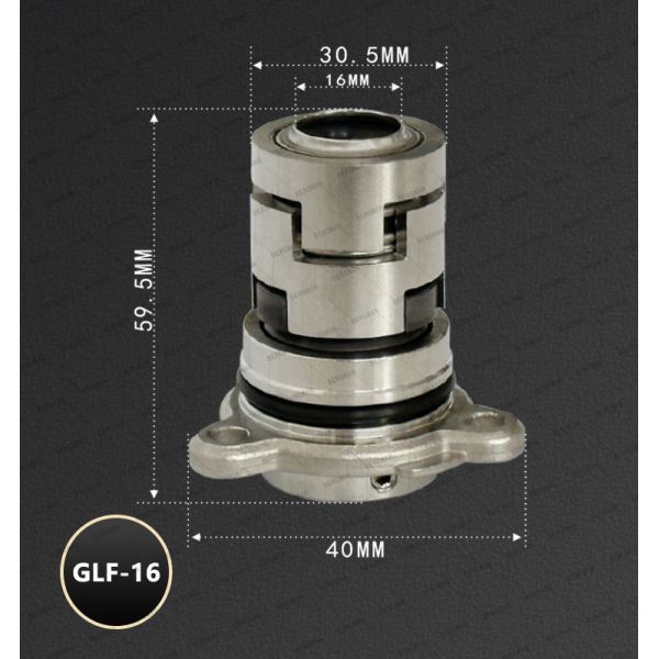 BERGMAN Заменить Grundfos GLF-CR-12 16 мм Три отверстия насос Механическая уплотнение CAR SIC TC VITON EPDM