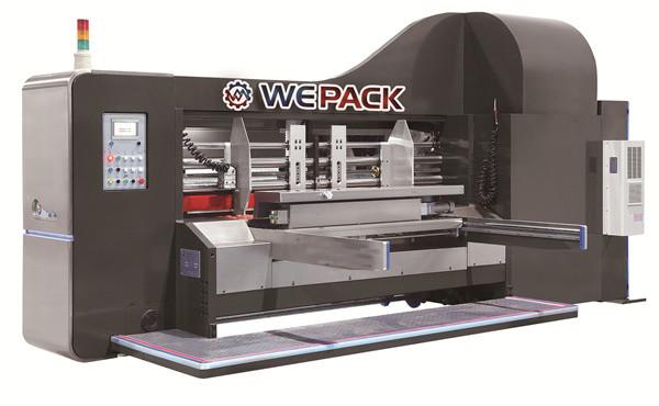220 Sheets/Min Flexo Printing Slotting Machine High Speed With 4 Colors
