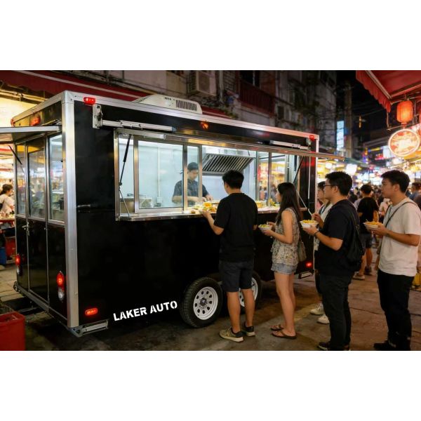 Customized Enclosed Vending Towable Food Cart Mobile Trailer for Farmers Market Pizza Coffee Service