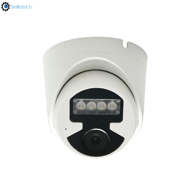 H.265 indoor POE 5.0MP 20m full color night vision plastic IP mini dome 1080P surveillance camera