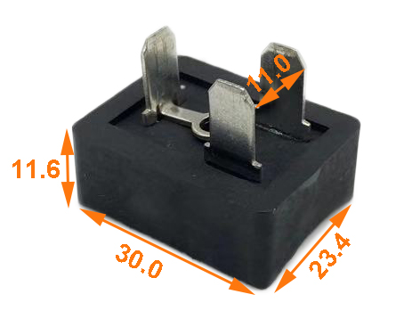 GSN 2P+E DIN 43650 B Male Solenoid Valve Connector and Bases 622201