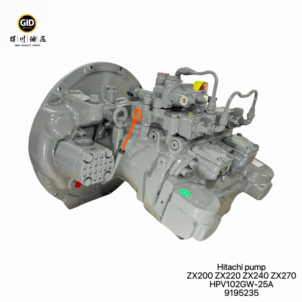 High Pressure High Efficiency Stable Operation Excavator Hydraulic Main Pump HPV102GW-25A for Hitachi ZX240-3G