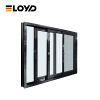 Vitre extérieur vitre coulissante impact d'ouragan vitres en aluminium thermiquement brisées