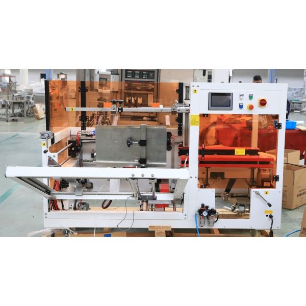 8-12 картонных коробки / минуту Автомобильная коробка упаковочная машина из нержавеющей стали