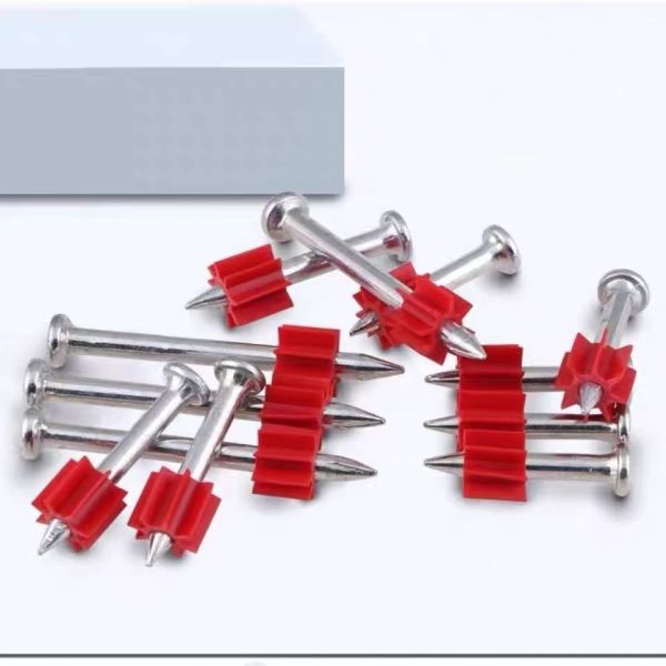 Red PVC Washers Steel Studs for Aluminum Alloy Windows 16-76mm Length