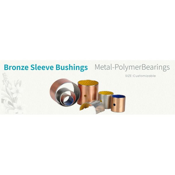 Metal Polymer Bearings Solution With Hole Slit Bushing In Accordance With RoHS