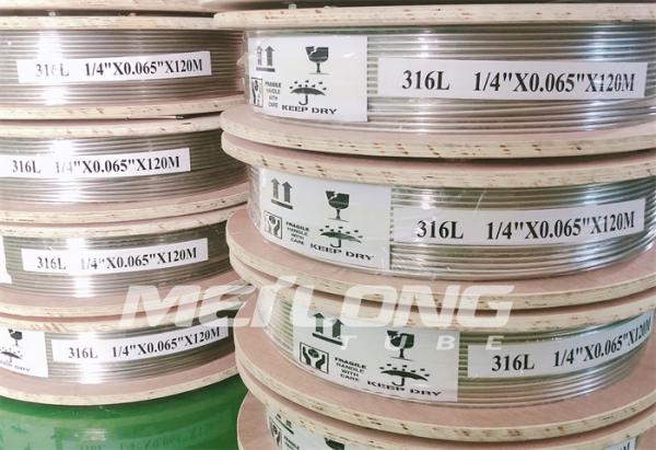 Stainless Steel 316L Capillary Line Control Line Coiled Tubing