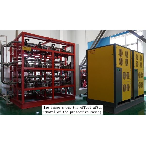 Electrochemical wastewater treatment equipment for advanced wastewater treatment.