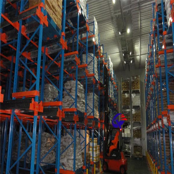 Industry Warehouse Radio Shuttle Pallet Racking For Large Quantity Goods Height 5-15m