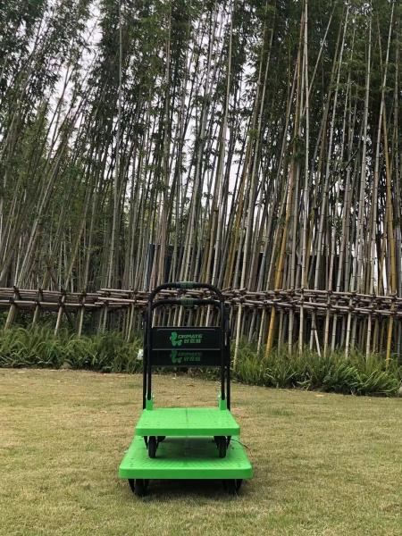 Folding SILENT Foldable Platform Cart Trolley 180/330kg Polypropylene Deck