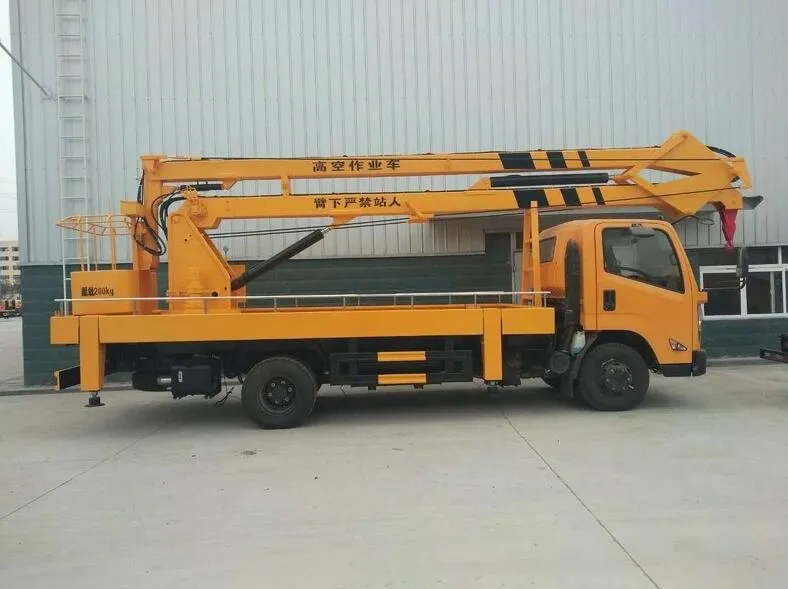 Jmc 4X2 18m 20m Lift Platform Truck , Aerial Bucket Lift Truck