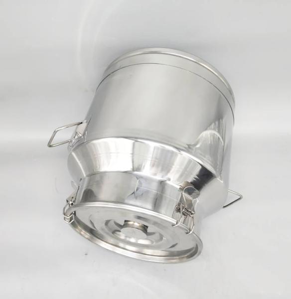 SS304 30L Milk Production Drawing Used Stainless Steel Milk Cans With Sealed Lid