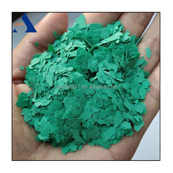 Rubber Coating Decorative Composite Rock Chips Epoxy Floor Flakes 3-6 mm From Hebei