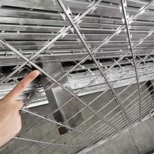 Hot Dip Galvanized BTO 10-BTO 60 Welded Barbed Razor Wire Fence for Protective Construction