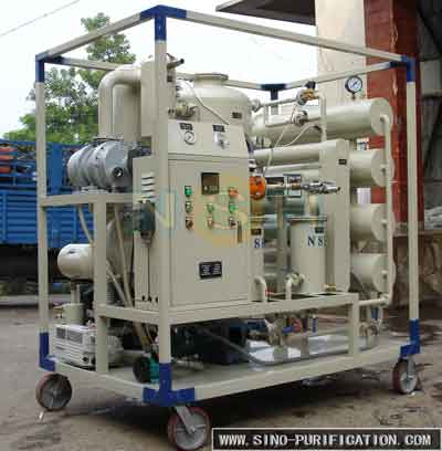 3P 380V Turbine Dehydration Insulation Oil Purifier