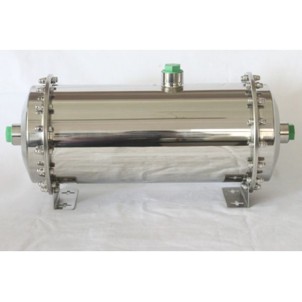 High Precision Cartridge Filter Housing Mirror Polishing Single Core Pipe