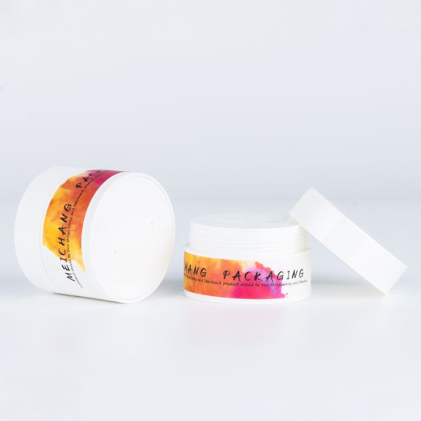Customizable 30g 50g Plastic pp Round Airless Jar for Face Cream Eye Cream Cosmetic Packaging