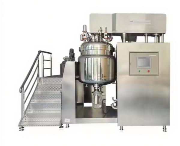 Homogeneizador emulsificador mezclador automático de alto cizallamiento 200L para loción cosmética