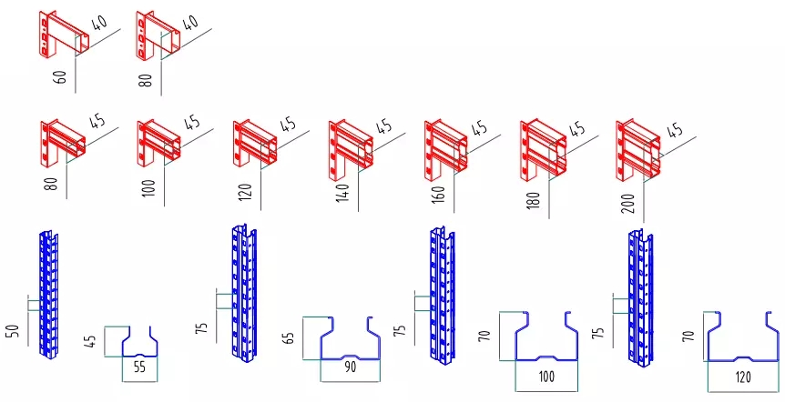 Powder Coated Heavy Duty Industrial Storage Racks , Warehouse Storage Rack Systems