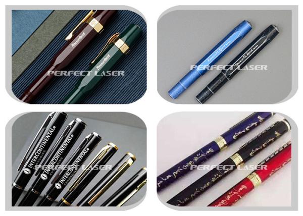 Máquina de marcação automática de caneta AC 220V 50KHz com módulos de caneta personalizados