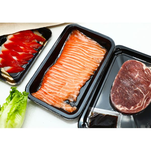 cachetage de film d'emballage de peau du vide 80-150mic avec le plateau d'ANIMAL FAMILIER de pp