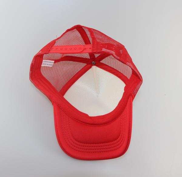 5 - Panel Foam Woven Label Snapback Trucker Cap For Protecting From Sun