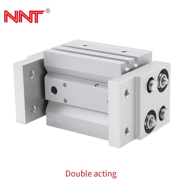 NNT  Cylinder Pneumatic Finger Gripper , Aluminum 2 Finger Robot Gripper