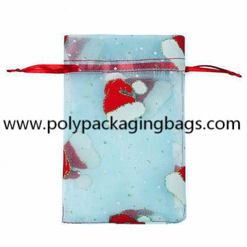 Saco personalizado 0.08mm/0.06mm de Logo Plastic Christmas Gift Package