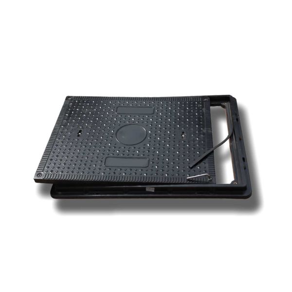 SMC Composite Manhole Cover for Municipal Asset Protection and Underground Utility Access Systems with A15 B125 C250 D400 Load Ratings