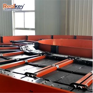 Space Saving Compact Split Tray Sorter Small Footprint Design, Dense Sortation for Limited Warehouse Space