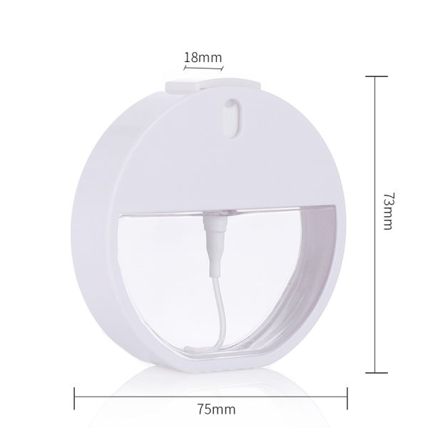 White Fine Hand Sanitizer Credit Card Sprayer 30ML Nontoxic K1104