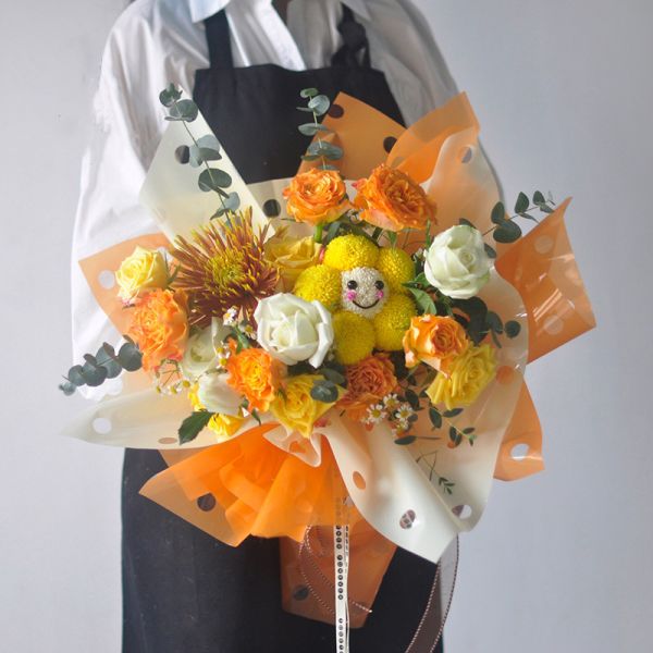 Filme plástico grosso transparente tornado ôco de Wrapping Paper 0.035mm do florista de OPP