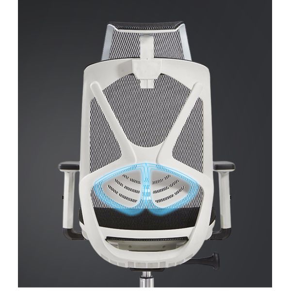 стул офиса складчатости 2D регулируемого заголовника эргономический сбрасывает поясничное давление для исполнительного встречая босса