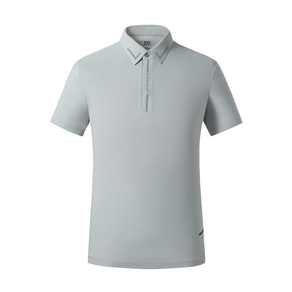 Custom Logo Design Seamless and Quick Dry High Quality White Black Polo Tshirt for Men