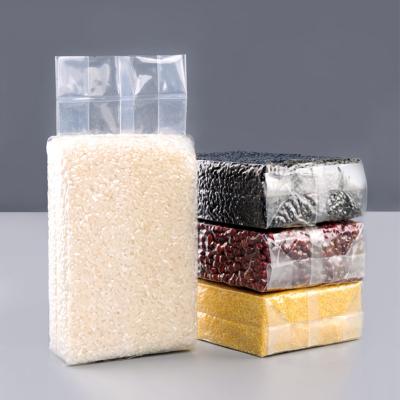 Clear Plastic Vacuum Packaging Bags For Food Ideal For Rice Brick Packaging GRS BRC