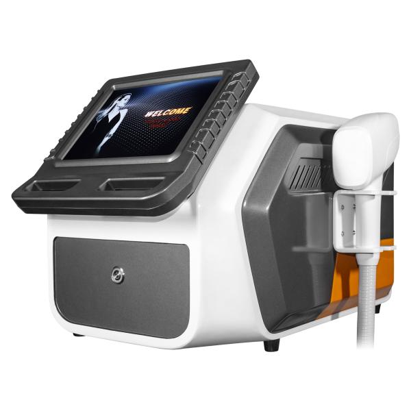 Painless Q Switched Nd Yag Laser Machine 3 Wavelength Diode Laser Hair Removal 10.4 Inch