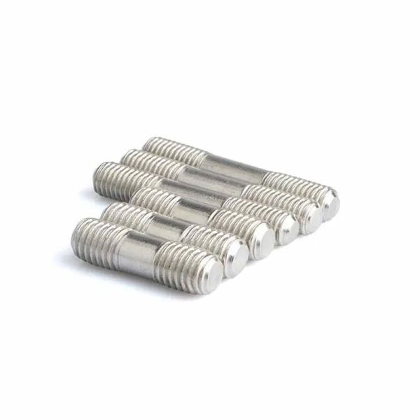 M6-M20 Threaded Stud Bolts Hexagon Head Type MOQ 1000 Pieces