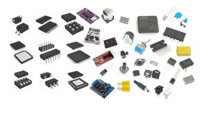 Distribuidor cerâmico dos capacitores CL05A105KP5NNNC SMD0402 dos componentes eletrônicos de 1uF 10V