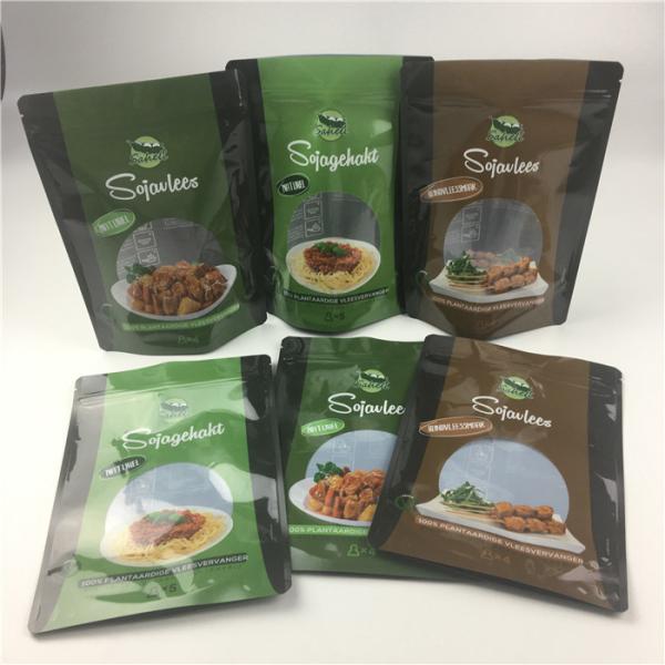 Edible Food Packaging Pouch Zipper Snack Package Bag For Cookies Candy