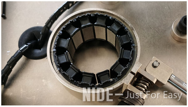 Brushless Dc Motor Segmented Stator Core Hot Melt Machine