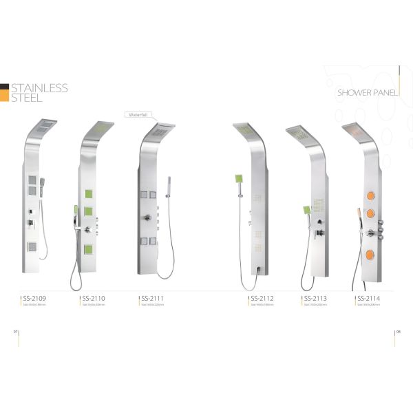 Цветастые панели ливня нержавеющей стали двигателей массажа, панель головки ливня