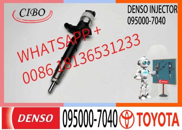 2KD Diesel Fuel Common Rail Injector 095000-7040 095000-7041 23670-39145 for Toyota Hiace 2.5 D-4D 2KD-FTV