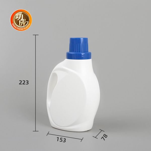 Пустая бутылка бутылки 1000ml 1500ml 3000ml тензида прачечной HDPE белая жидкостная детержентная