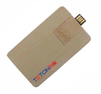 Bulk wood usb flash drive/business card usb for promotional gift