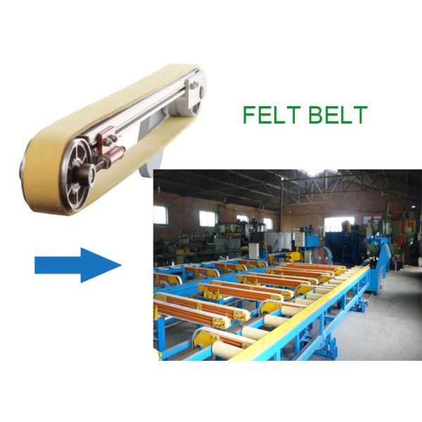 Ceinture industrielle sans couture de tissu de feutre de Kevlar résistante à la chaleur pour l'industrie d'aluminium